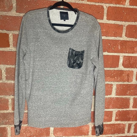 Cohesive & Co Grey Sweater Camo Accent - Large - Picture 1 of 7